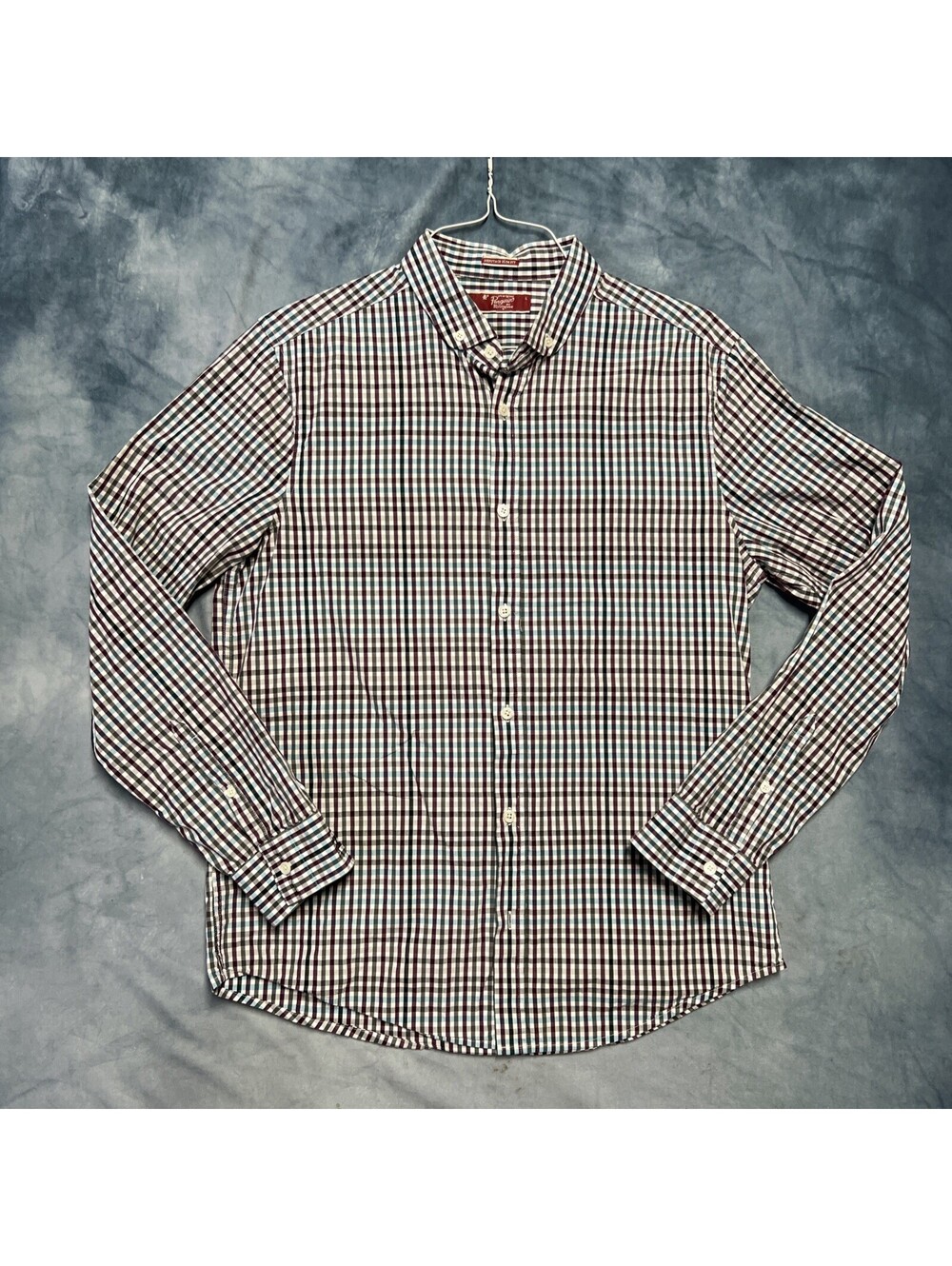 Penguin by Munsingwear Check Shirt Men Size L - 1242-2J